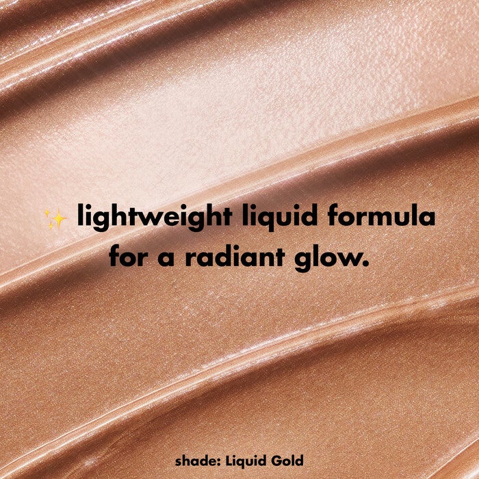 Liquid Gold Highlighter Beauty Wand Texture Swatch