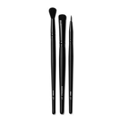 No Budge Brush Trio,  No Budge Eyeshadow Brush Set