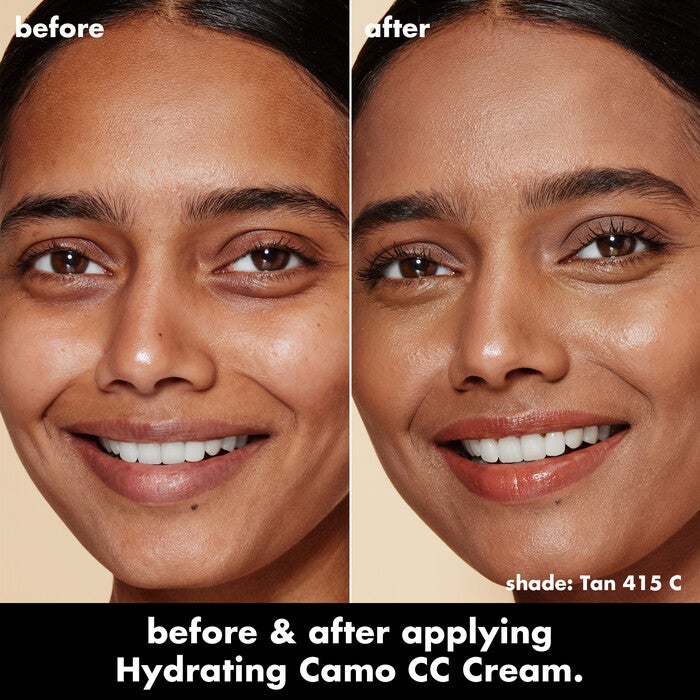 Camo Hydrating CC Cream, Tan 415 C - tan with cool undertones