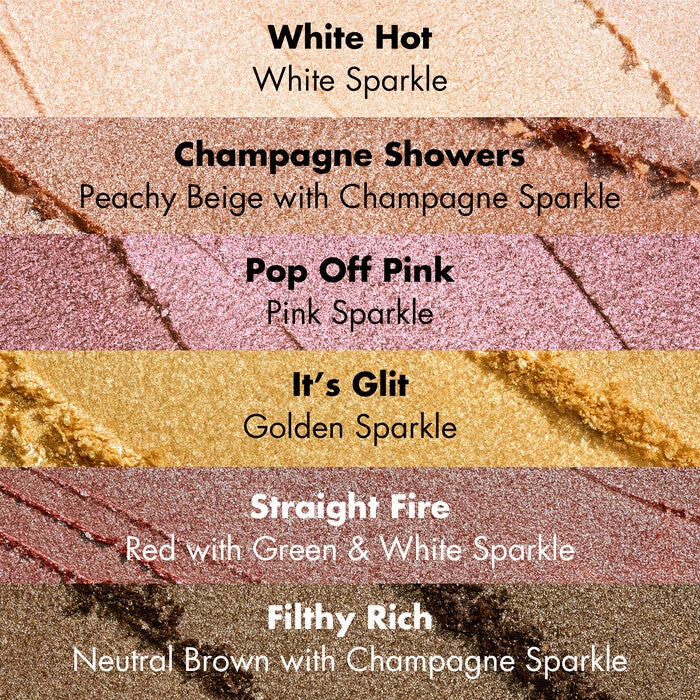 Fine as Fleck Glitter Eyeshadow, It's Glit - Golden Sparkle
