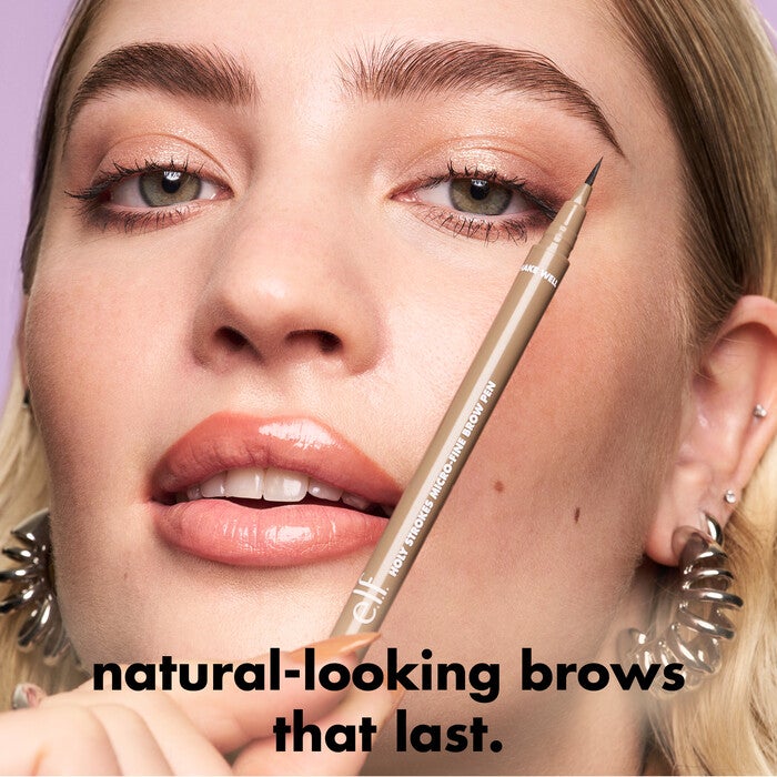 Model After Applying Holy Strokes Micro-Fine Auburn Brow Pen