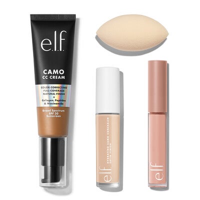 Camo Collection Satin Finish Kit,  Camo Makeup Bundle: Satin Finish