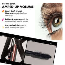 Get the Look Applying Lash It Loud Mascara - Define and Separate Lashes