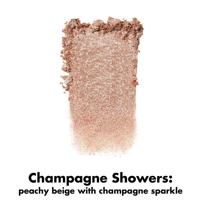 Fine as Fleck Glitter Eyeshadow, Champagne Showers - Peachy Beige with Champagne Sparkle