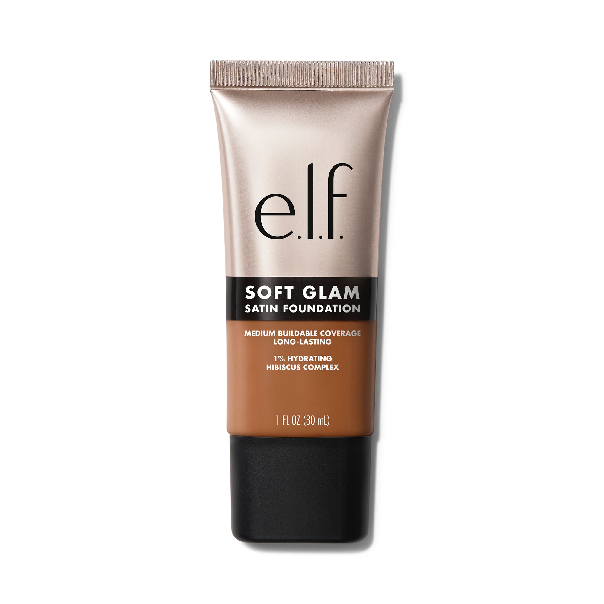 Soft Glam Satin Foundation, 50 Deep Warm - deep with warm undertones