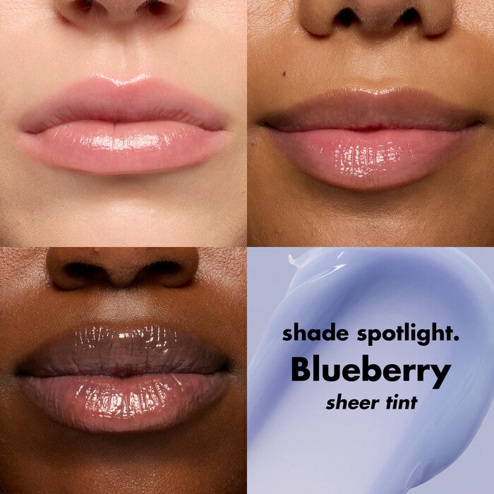Squeeze Me Blueberry Lip Balm Lip Chart