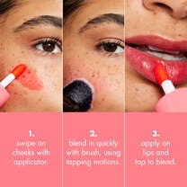 Sheer For It Blush Tint, Left on Red - sheer red