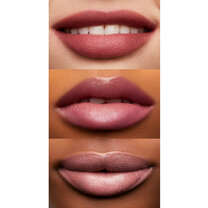 Lovely Light Red Lip Shine on Lips