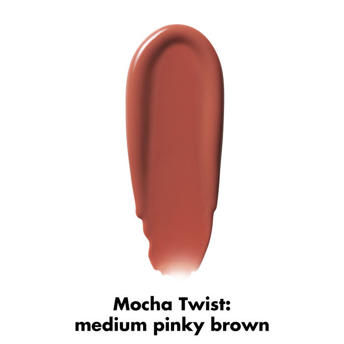Mocha Twist - Brown Plumping Lip Gloss Swatch