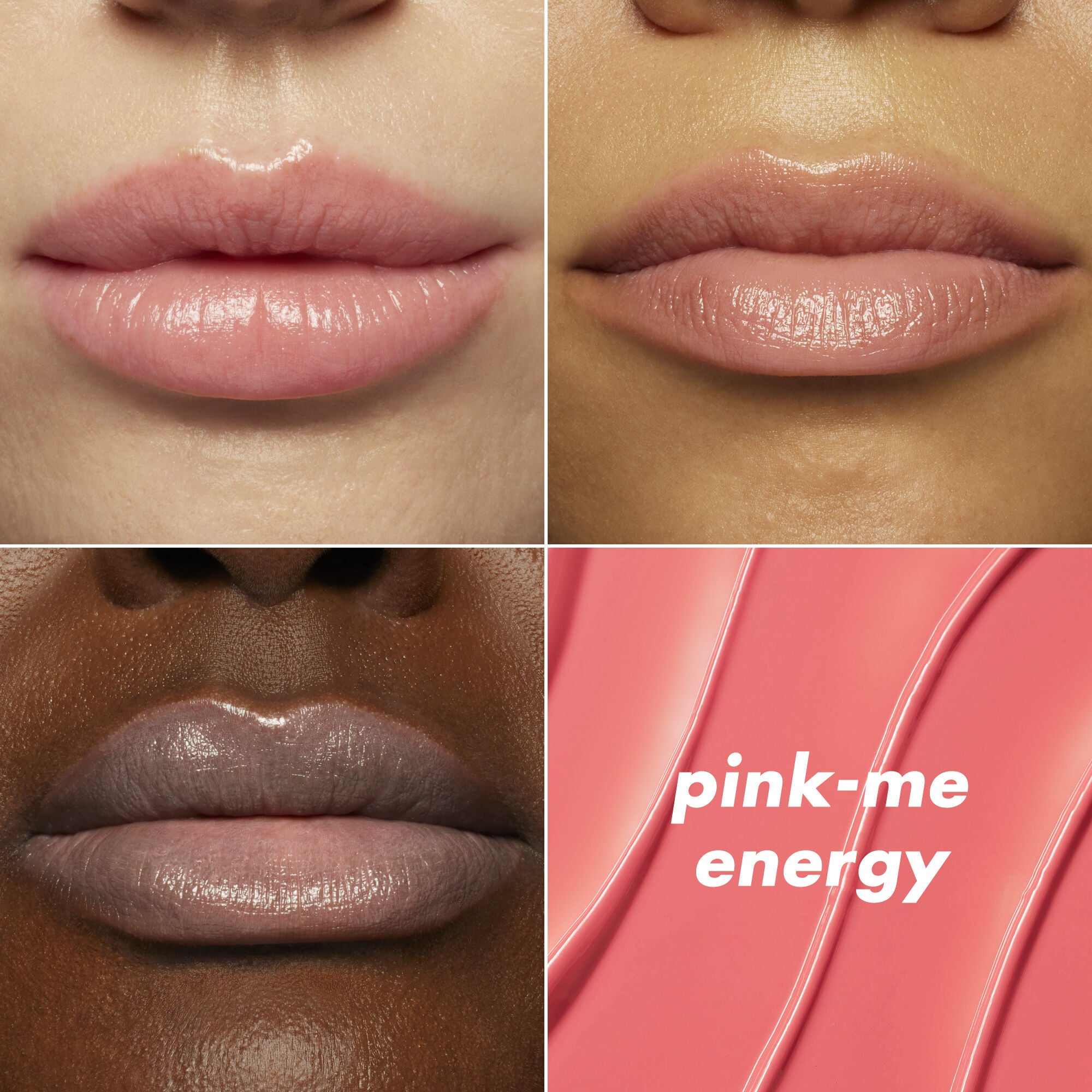 Pink-Me Energy Lip Oil Stick Lip Chart