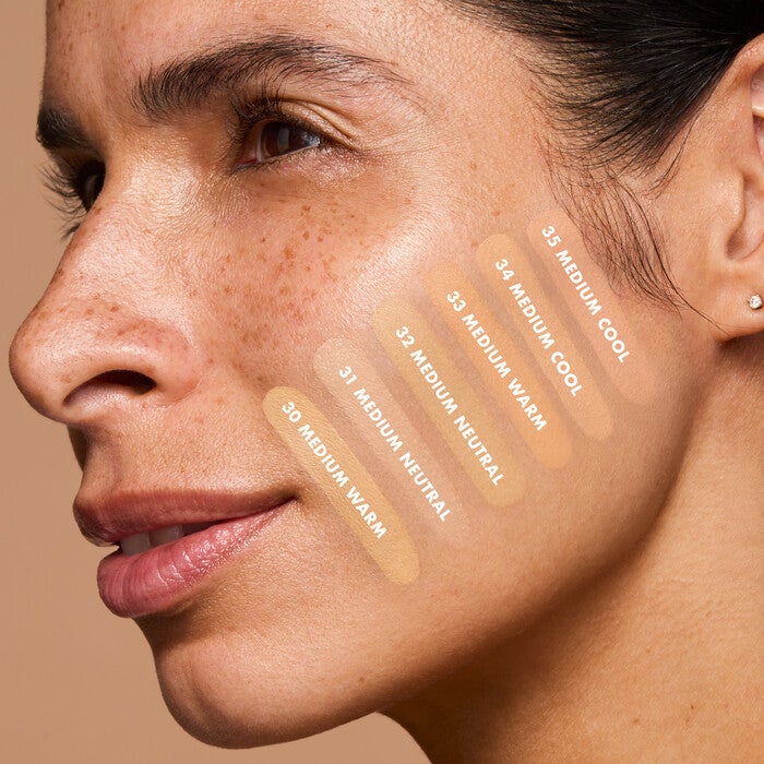 Soft Glam Satin Foundation, 33 Medium Warm - medium with warm undertones