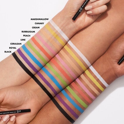 No Budge Precision Color Eyeliner Arm Swatches