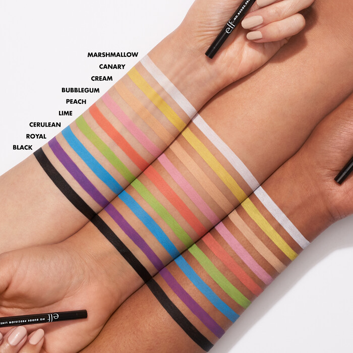 No Budge Color Eyeliner Arm Swatches