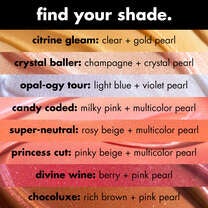 Glow Reviver Lip Oil Glimmer, Princess Cut - Pinky Beige + Multicolor Pearl