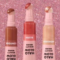 Halo Glow Highlight Beauty Wand, Pink Prism - Pink to Purple Shift