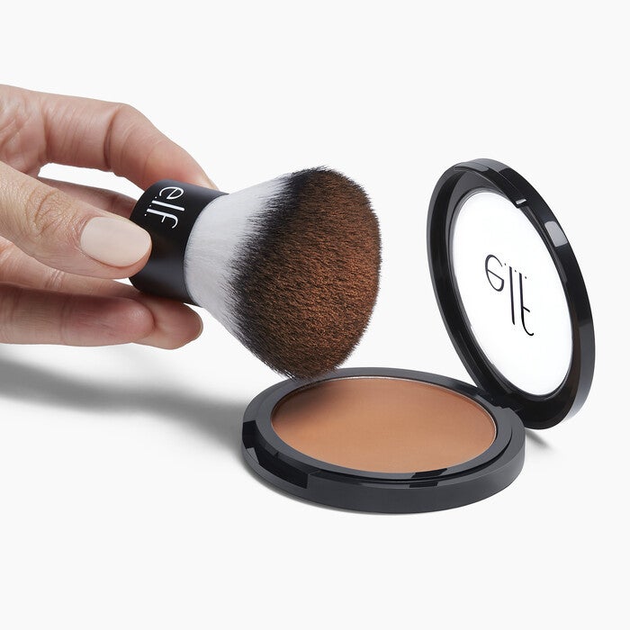 Compact Kabuki Brush for Foundation and Blush