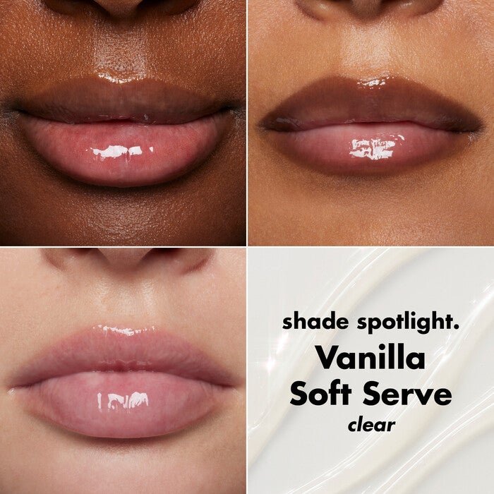 Glow Reviver Melting Lip Balm, Vanilla Soft Serve - Clear