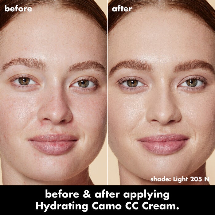 Camo Hydrating CC Cream, Light 205 N - light with neutral undertones