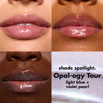 Opal-ogy Tour Glimmer Lip Oil Lip Chart
