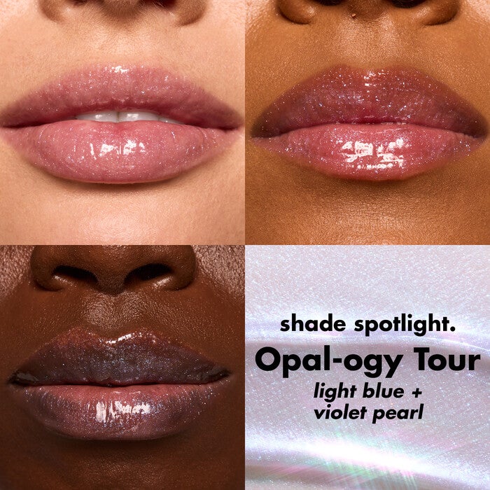 Opal-ogy Tour Glimmer Lip Oil Lip Chart