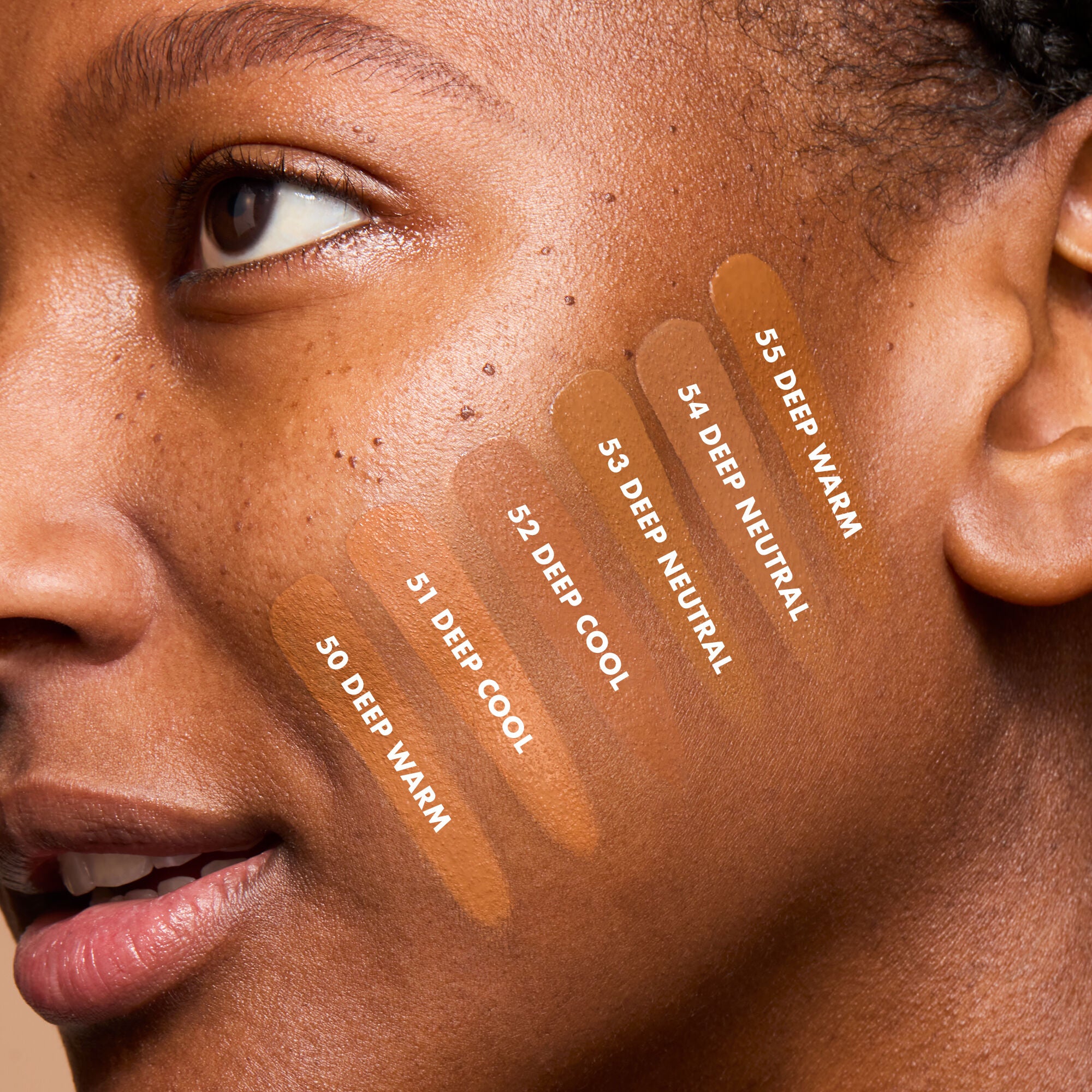 Soft Glam Satin Foundation, 55 Deep Warm - deep with warm undertones
