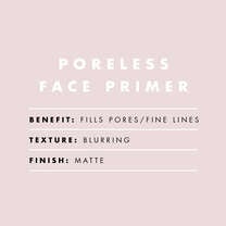 Fills Pores and Fine Lines, Blurring Texture and Matte Finish