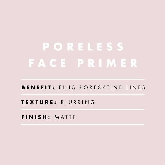 Fills Pores and Fine Lines, Blurring Texture and Matte Finish