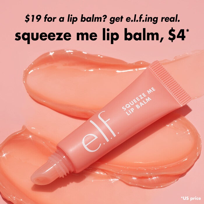 Squeeze Me Lip Balm, Peach