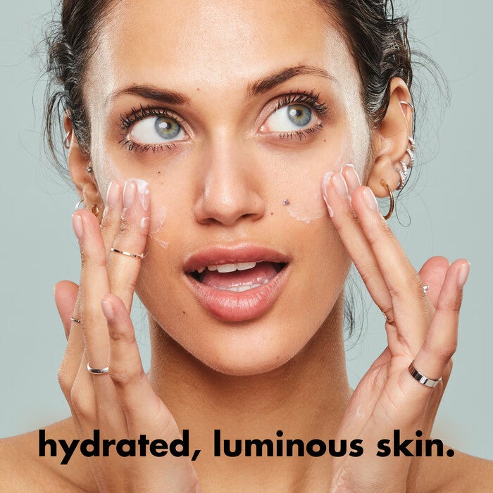 Applying Holy Hydration! Fragrance-Free Face Cream