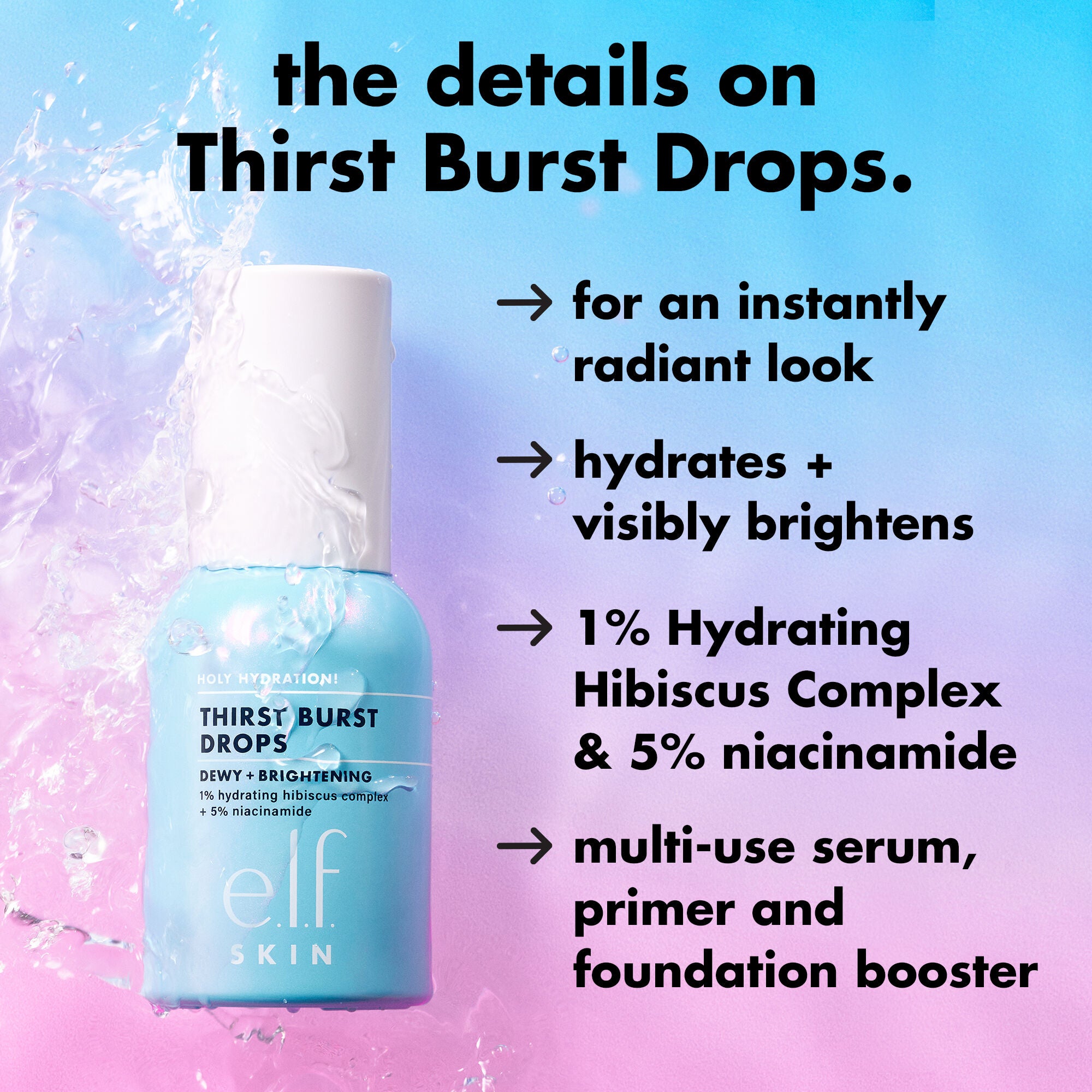 Holy Hydration! Thirst Burst Drops, 