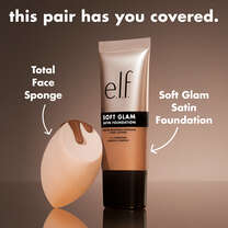 Soft Glam Satin Foundation, 33 Medium Warm - medium with warm undertones