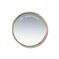 Gold compact mirror