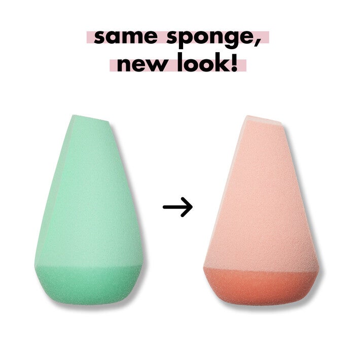 Halo Glow Angled Silicone Face Sponge,