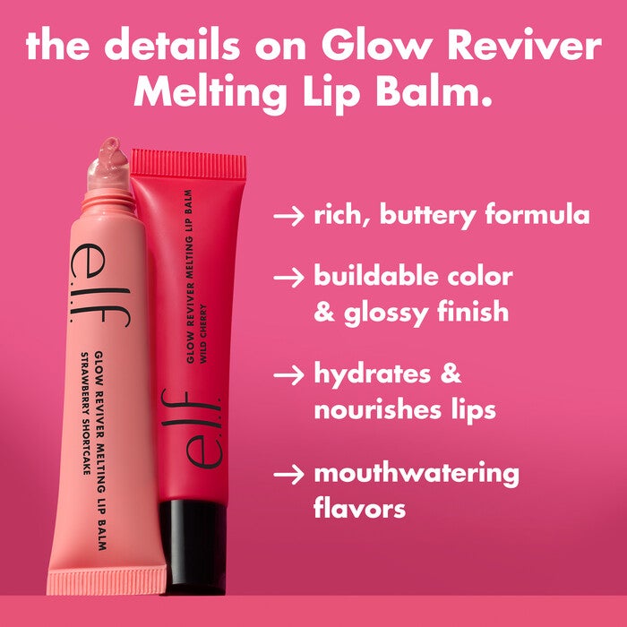Glow Reviver Melting Lip Balm, Blackberry Sorbet - Black Cherry