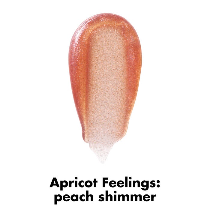 Apricot Feelings  Peach Shimmer Plumping Lip Oil Swatch