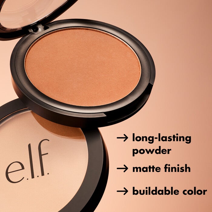 Primer-Infused Matte Bronzer, Sun-Soaked - Deep