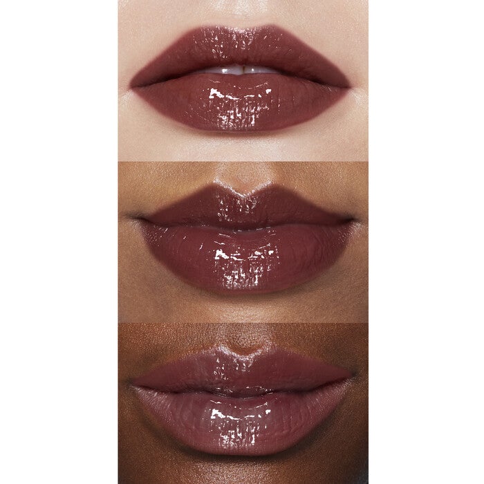 Black Cherry Lip Gloss on Lips