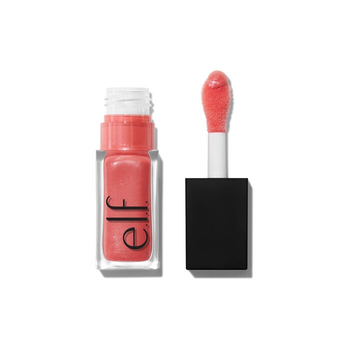 e.l.f. Glow Reviver Warm Pink Shimmer Plumping Lip Oil - Papayarazzi