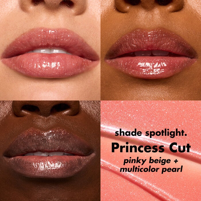Princess Cut Glimmer Lip Oil Lip Chart