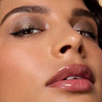 Fine as Fleck Glitter Eyeshadow, Filthy Rich - Neutral Brown with Champagne Sparkle