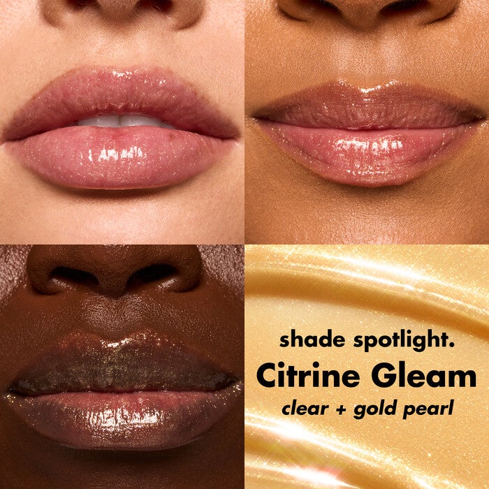 Citrine Gleam Glimmer Lip Oil Lip Chart