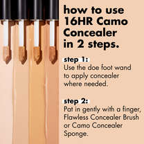 16HR Camo Concealer, Deep Olive - deep with golden olive undertones