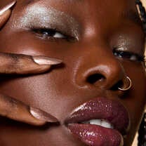Fine as Fleck Glitter Eyeshadow, Filthy Rich - Neutral Brown with Champagne Sparkle