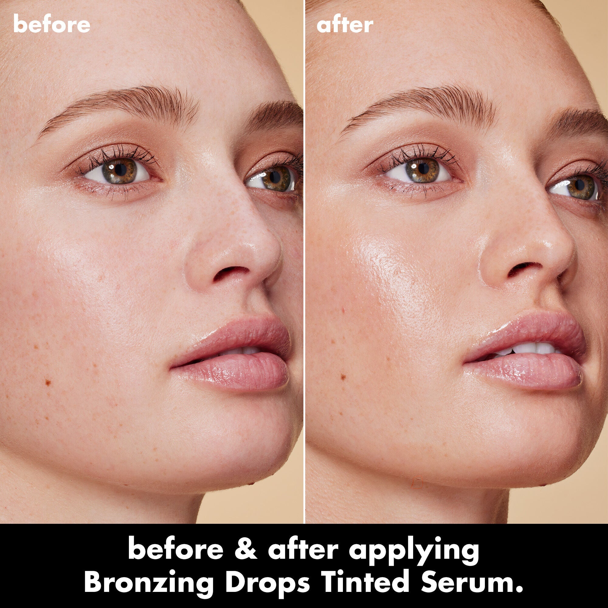 Bronzing Drops, 1 - Rose Gold with Rose Gold Shimmer - Fair to Medium Skin Tones