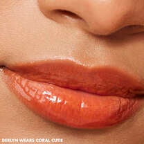Lips with Coral Lip Stain