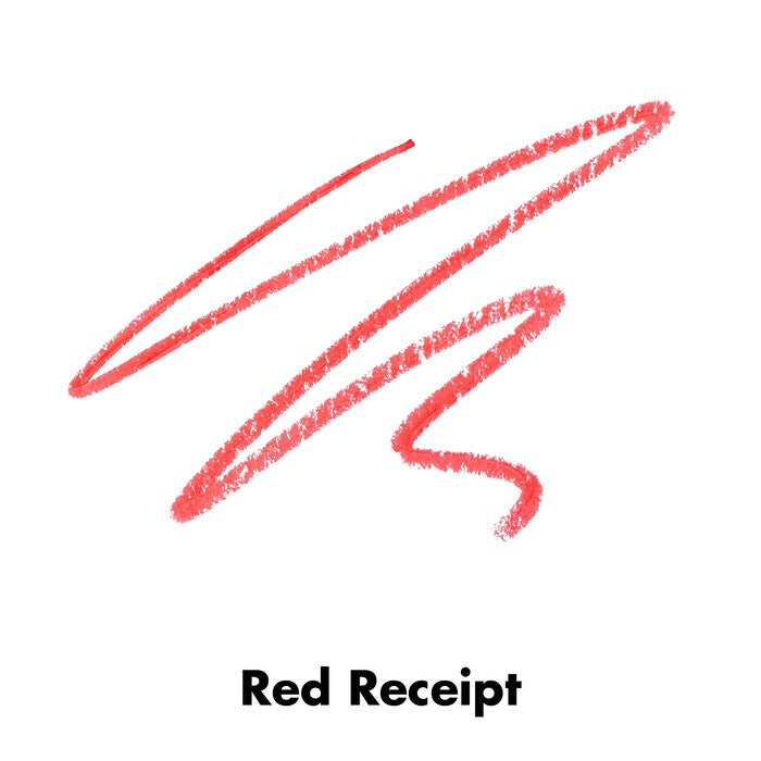 Red Receipt Lip Liner Pencil Swatch