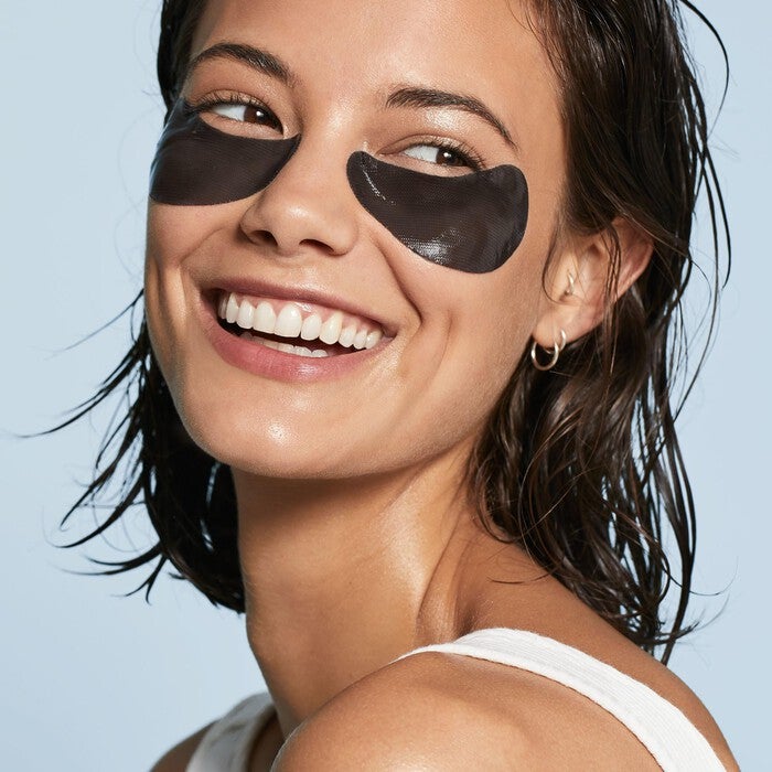 Model Using Under Eye Mask