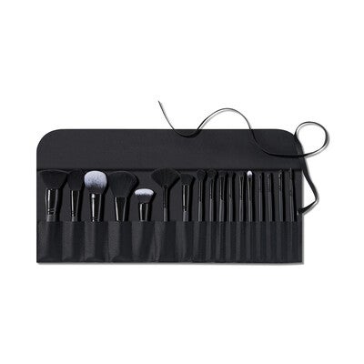 17-Piece Ultimate Makeup Brush Set & Travel Roll,  Ultimate Makeup Brush Set - Cruelty Free and Vegan