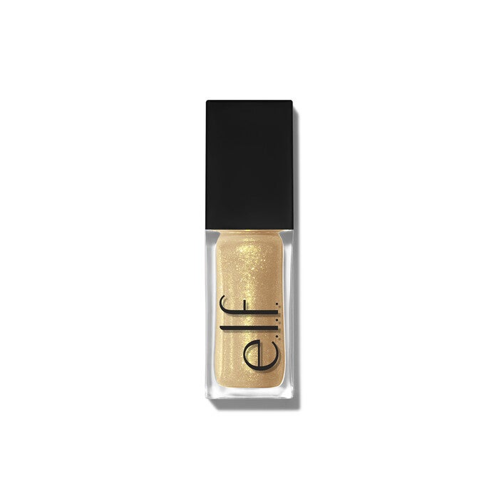 Citrine Gleam Clear Lip Oil Glimmer with Golden Pearl Sparkle