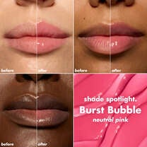 Plumping Lip Oil Burst Bubble Neutral Pink Lip Chart